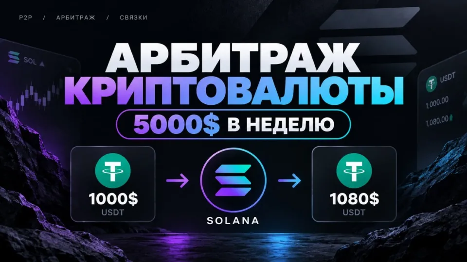 П2П Арбитраж: Делай 5000$ в неделю с этой связкой | Арбитраж криптовалюты